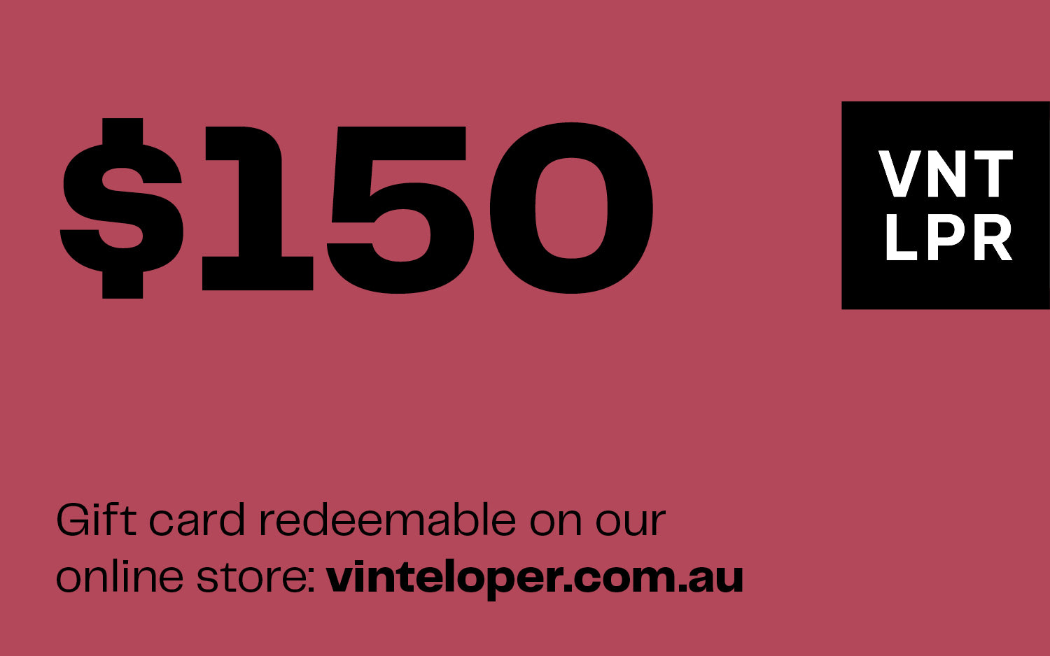 Vinteloper - Gift Card - Gifts for Wine Lovers